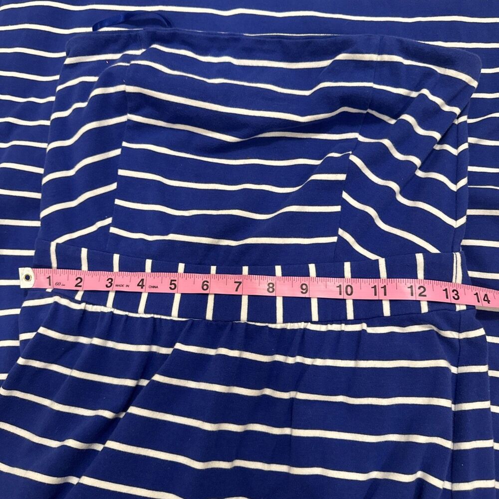⚓ Vineyard Vines Strapless Maxi Dress – XS Blue & White Stripe - Picture 7 of 8